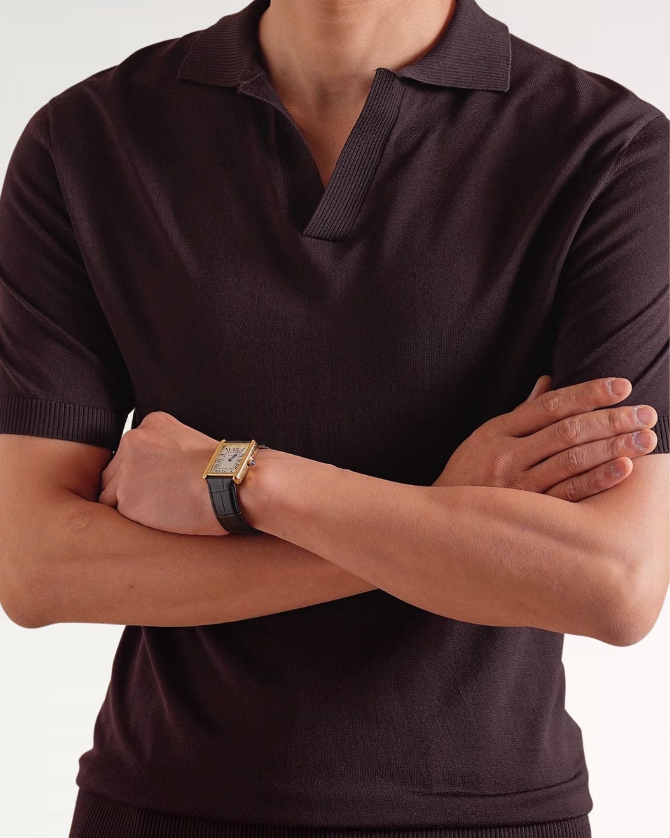 Madrid Thin Polo Mulberry Silk Slim Fit