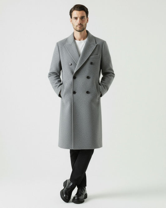 Cashmere & Wool Coat Loose Fit