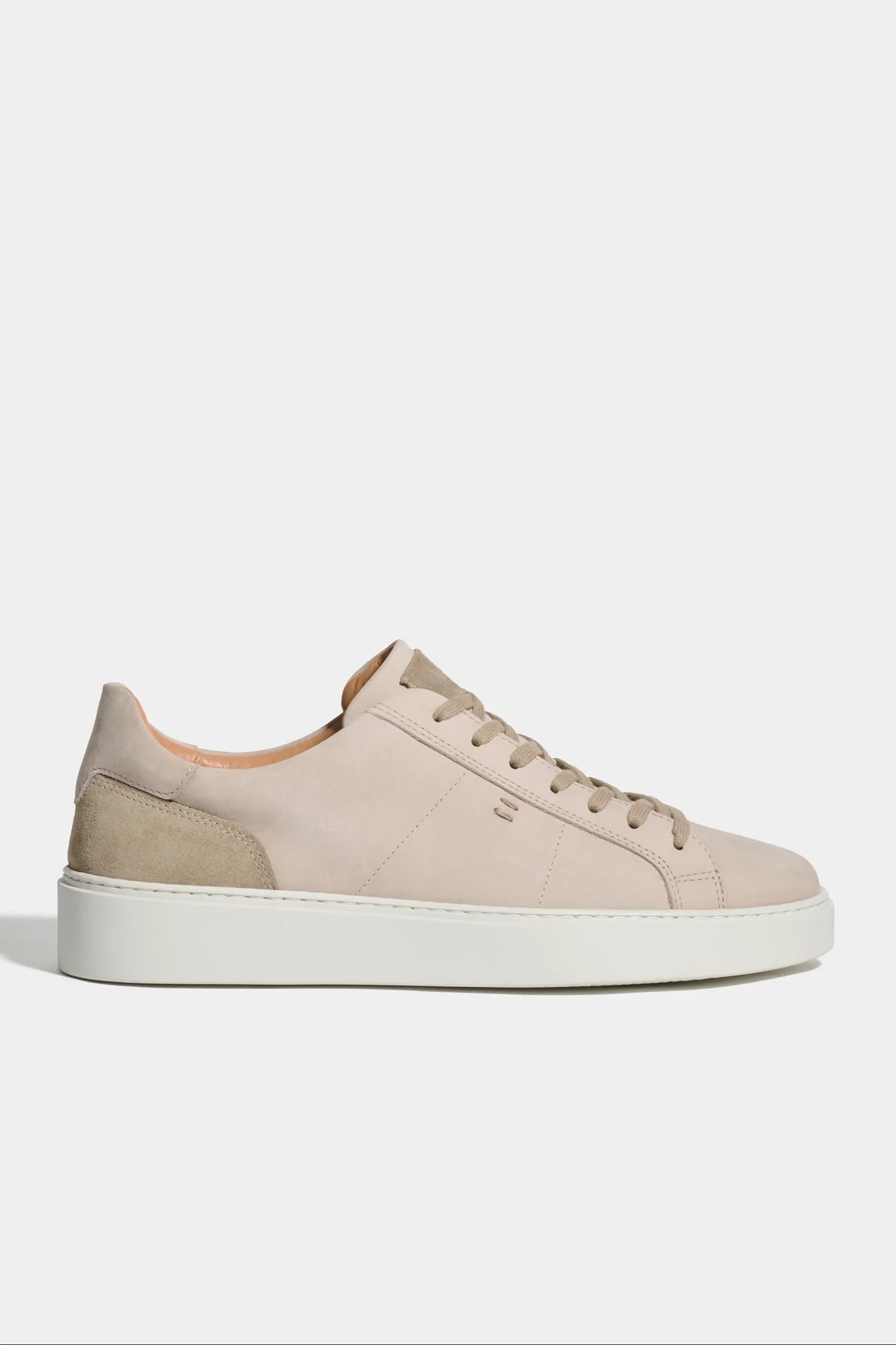Beige nabuk sneakers - Made in Italy