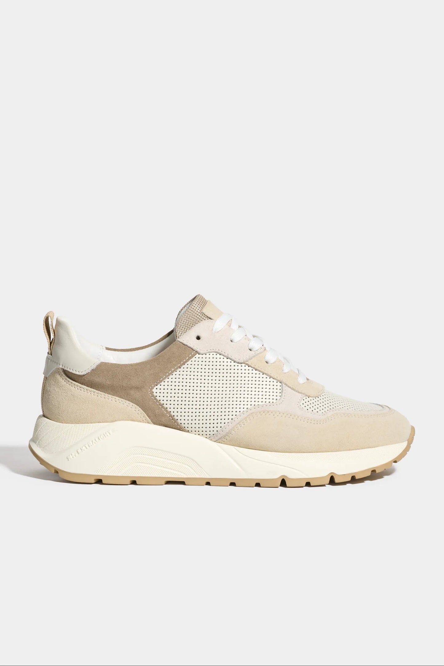 Beige and white runners - Made in Italy