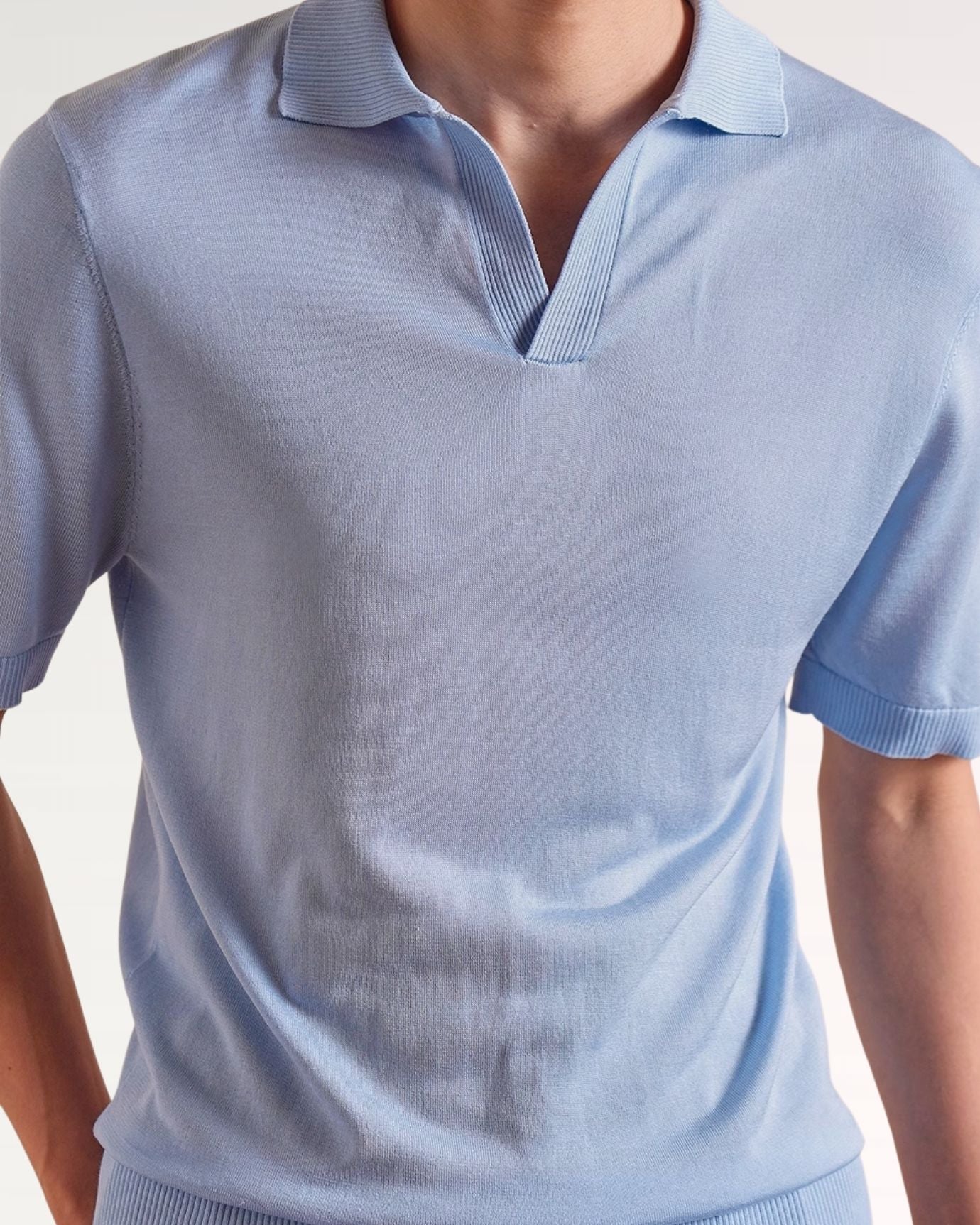 Madrid Thin Polo Mulberry Silk Slim Fit