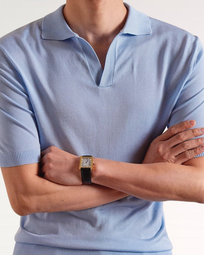 Madrid Thin Polo Mulberry Silk Slim Fit