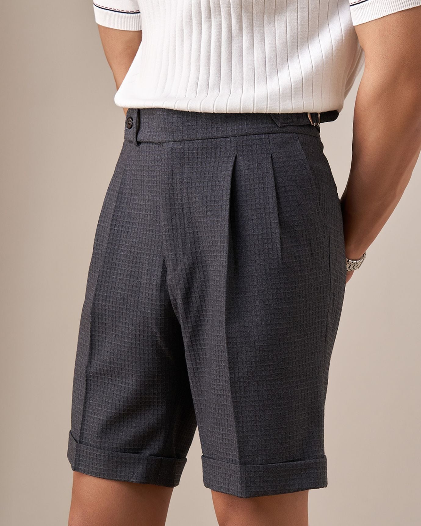 Lovau Bermuda Shorts Double Pleat