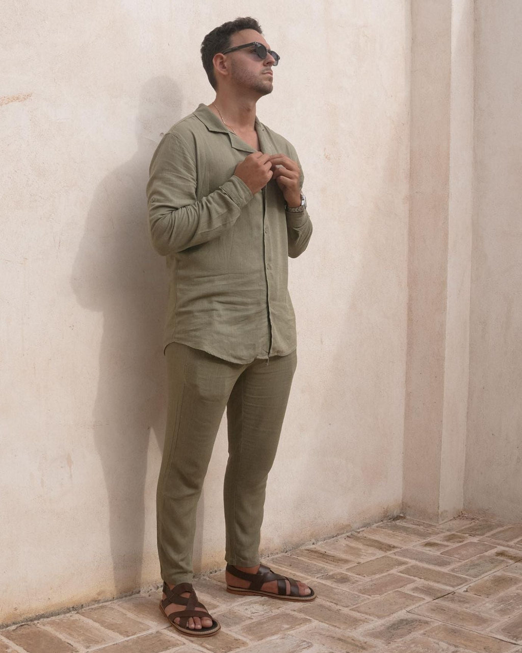 Old Money Dolce Vita Trousers - Soft Green