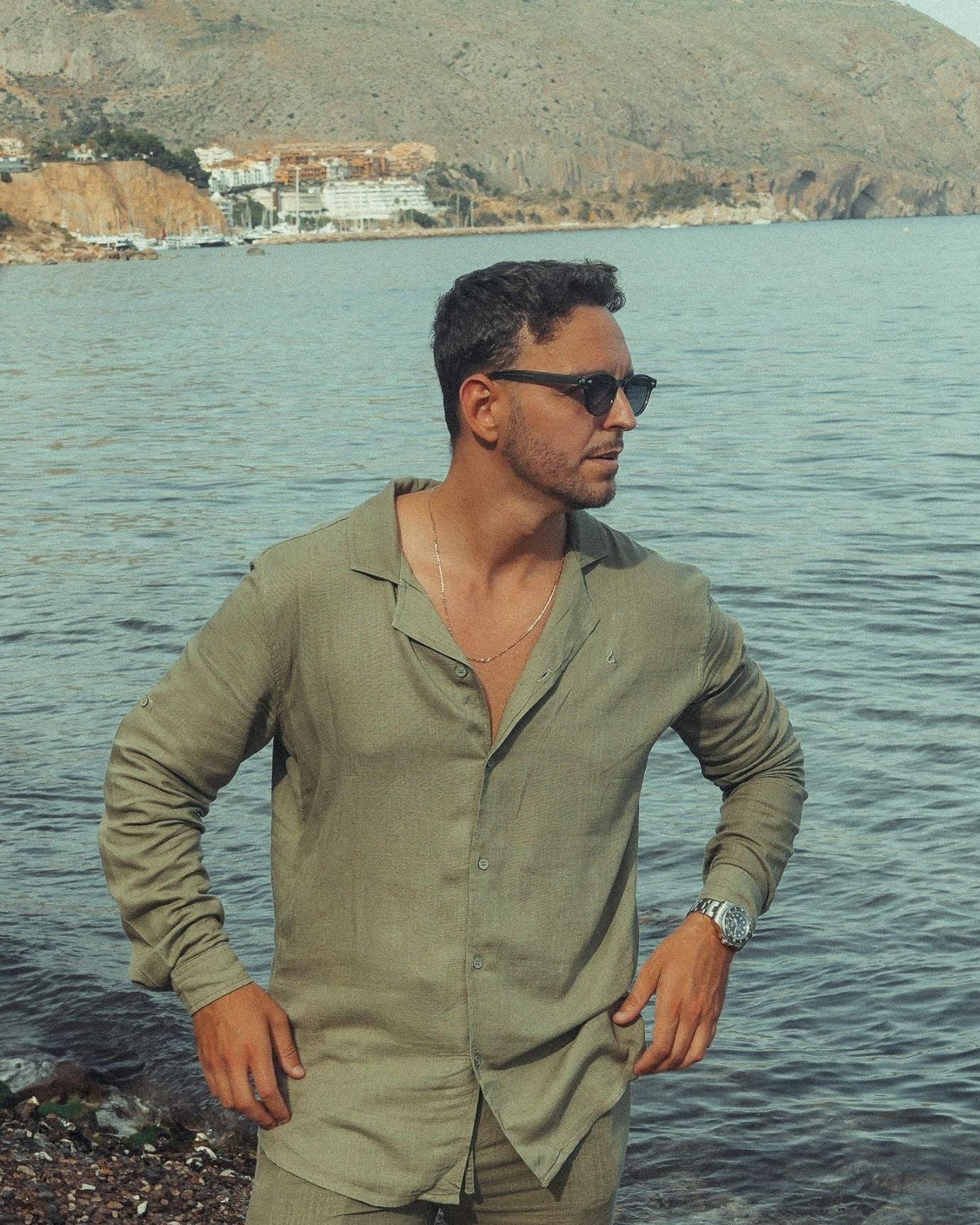 Old Money Dolce Vita Trousers - Soft Green