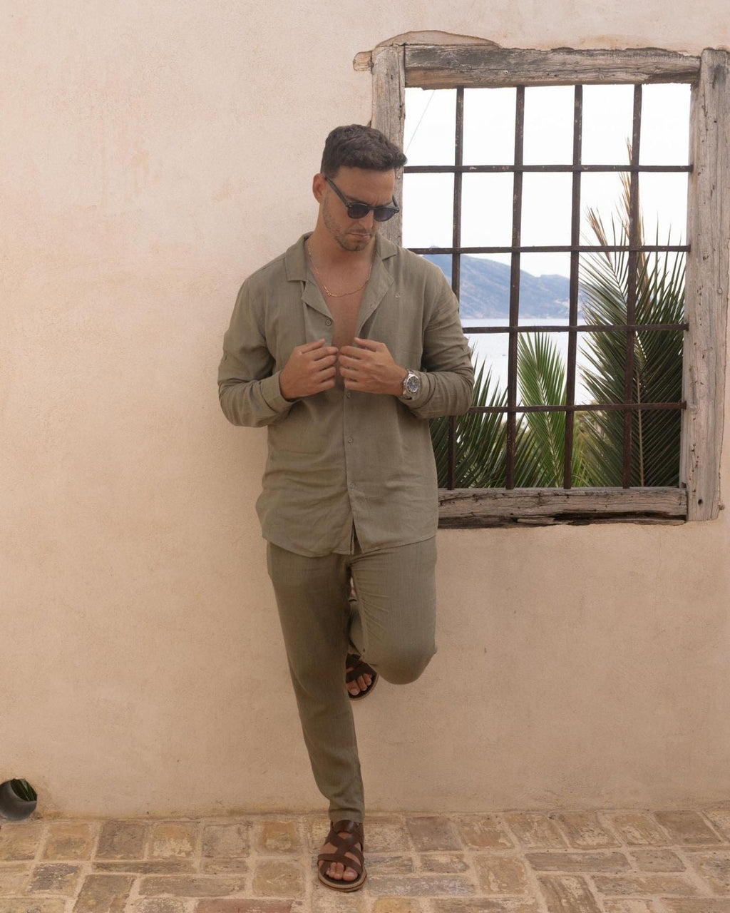 Old Money Dolce Vita Trousers - Soft Green