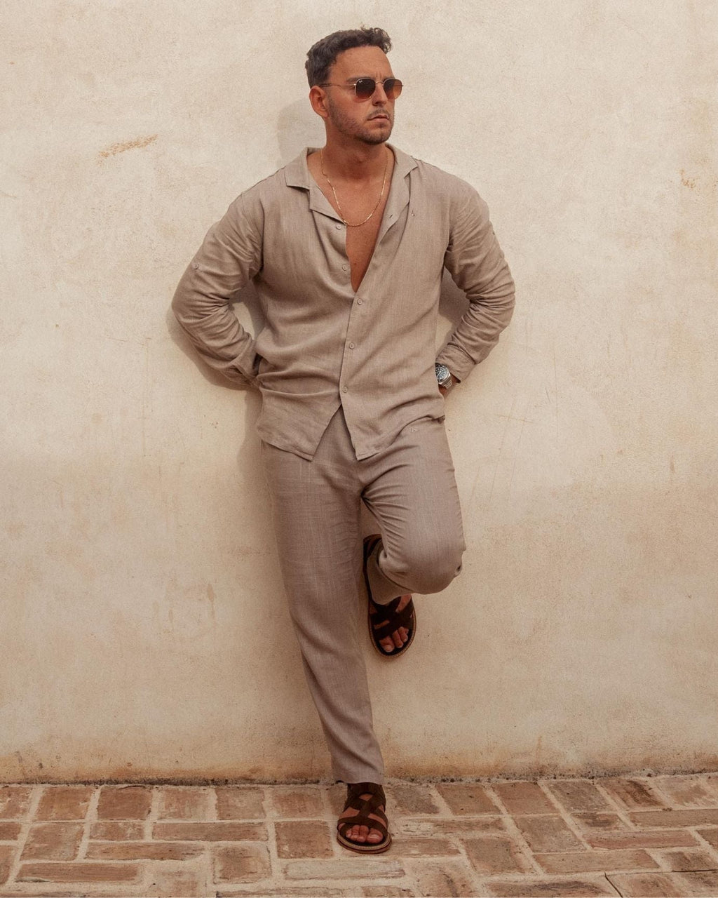 Old Money Dolce Vita Shirt - Khaki