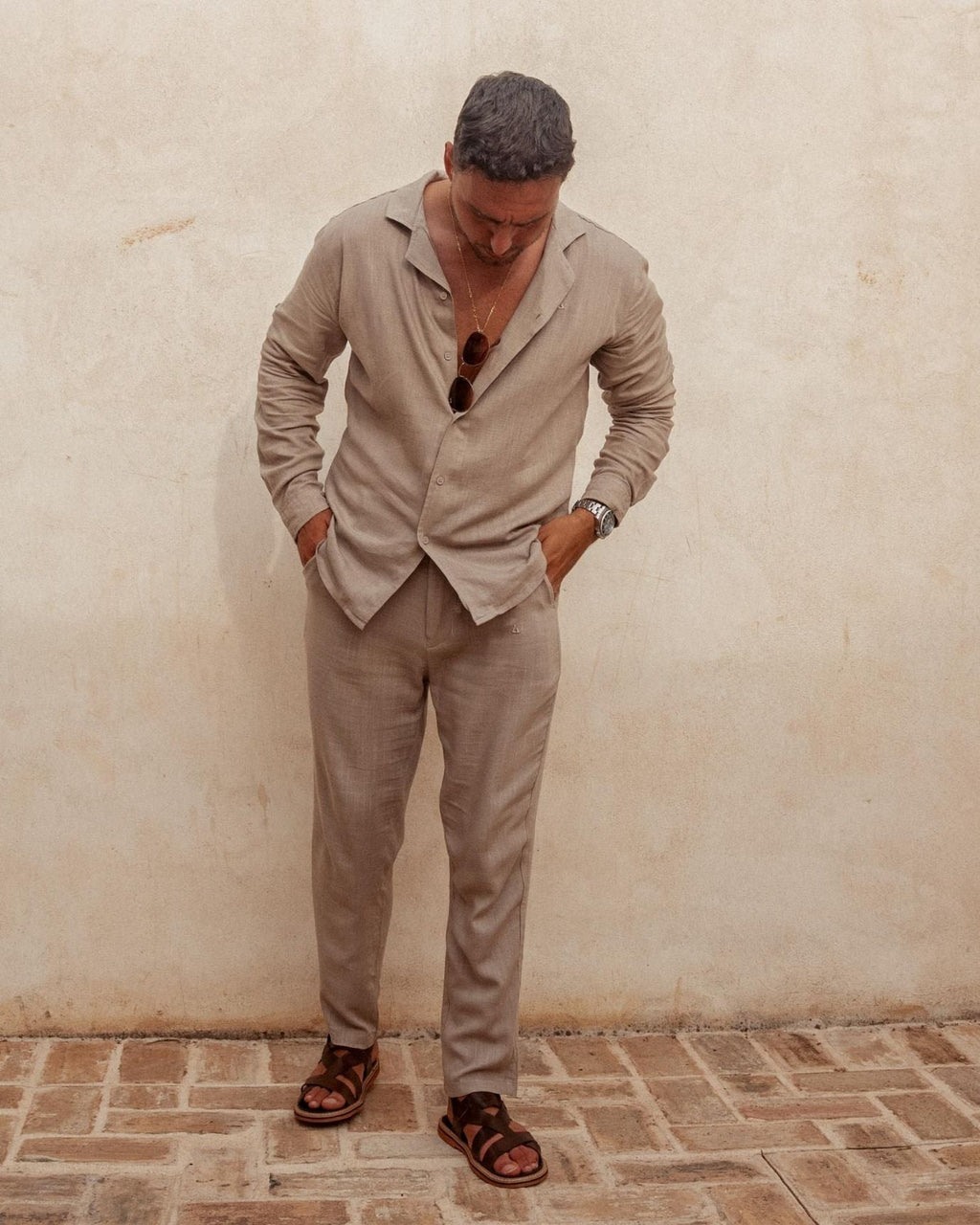 Old Money Dolce Vita Shirt - Khaki