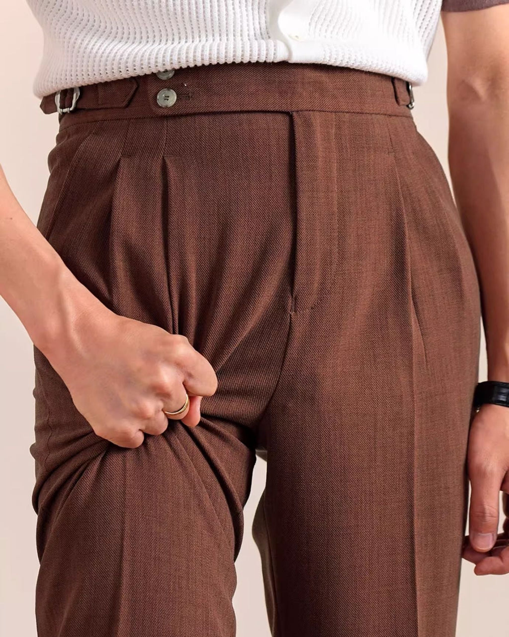 Marbella Trousers Double Pleat Naples