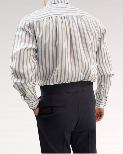 Striped Linen Shirt Rome