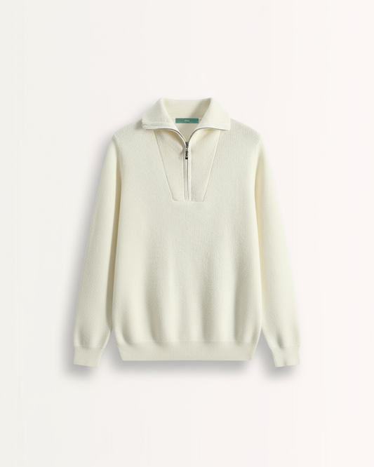 Cashmere Sweater Zipper Thickened
