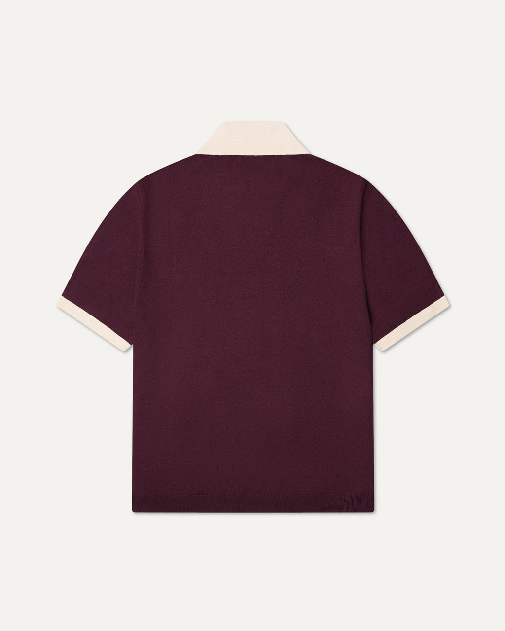 Old Money Polo Shirt Bordeaux