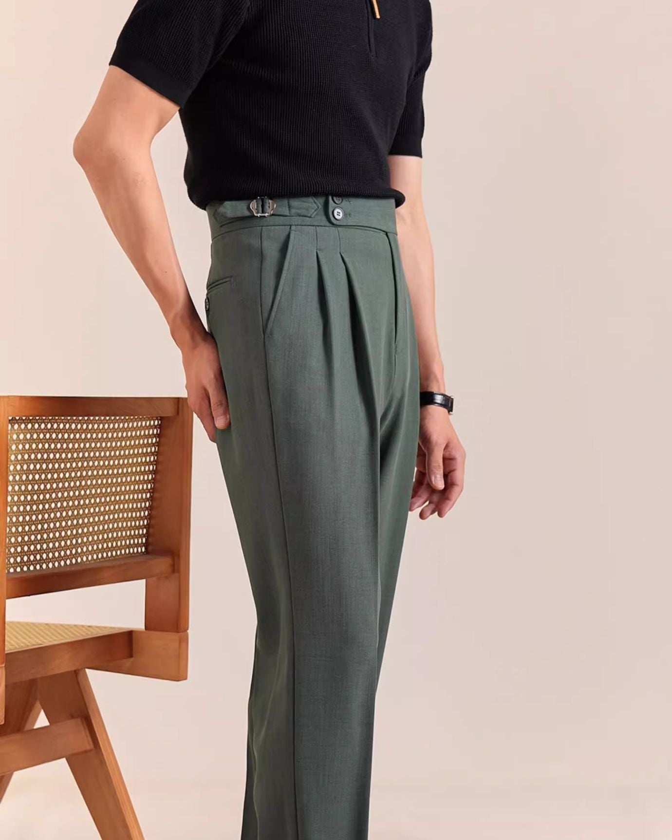 Marbella Trousers Double Pleat Naples
