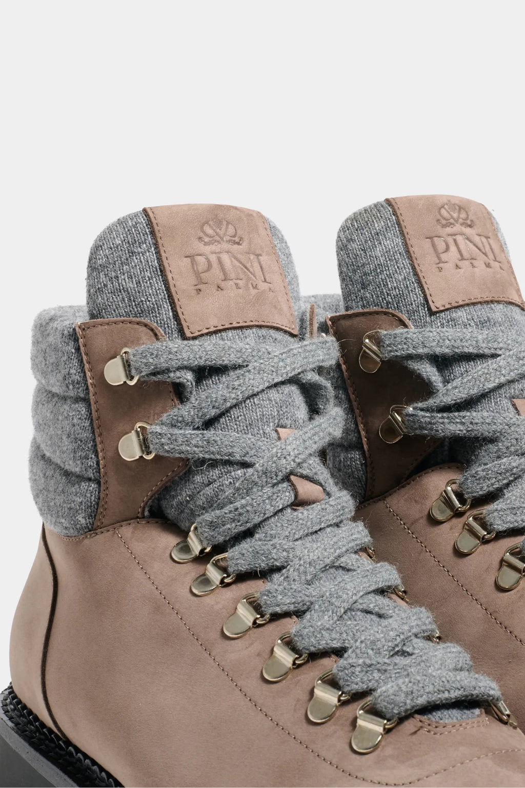 Taupe nabuk Mountain boots - Made in Italy