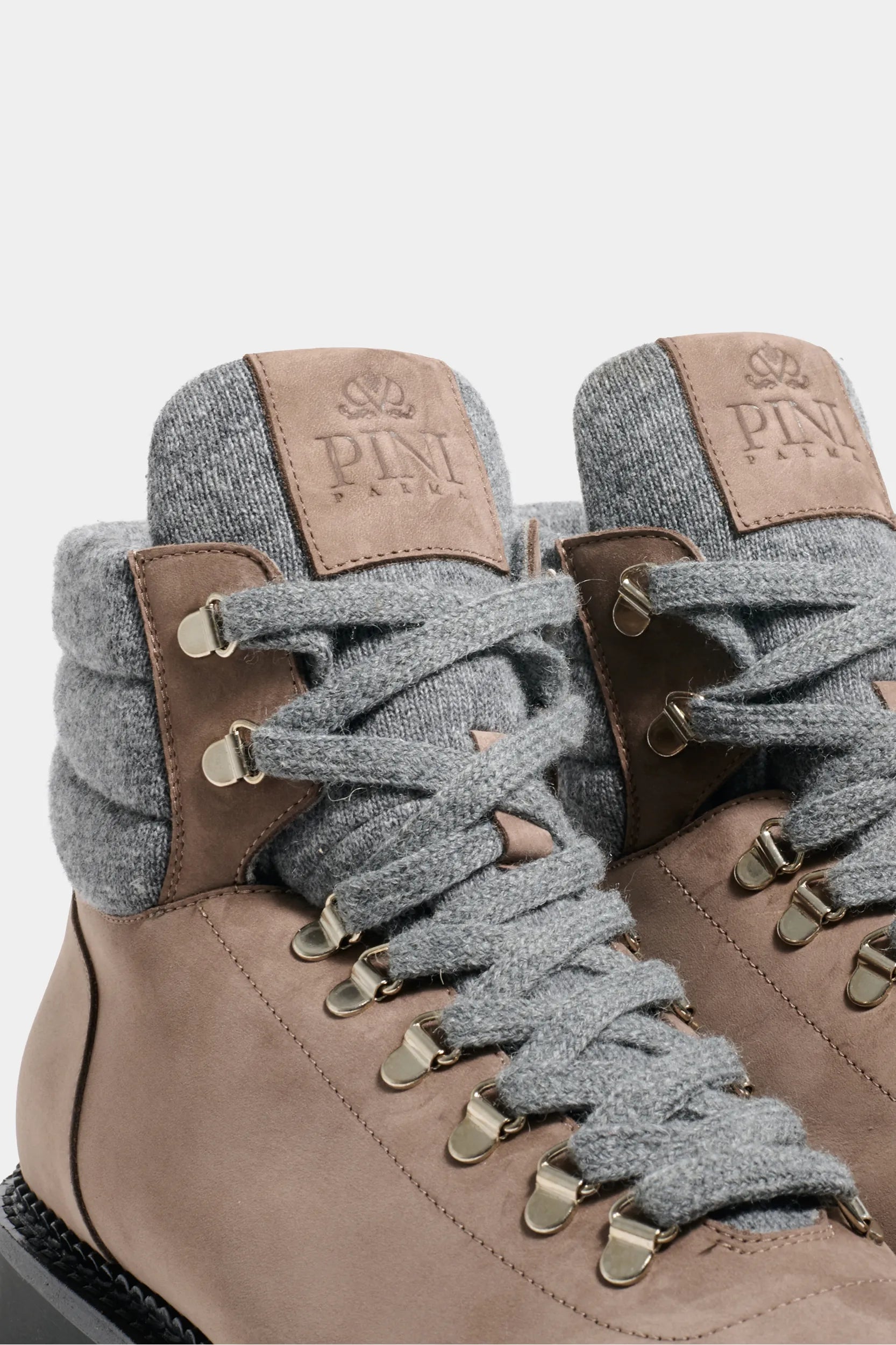 Taupe nabuk Mountain boots - Made in Italy