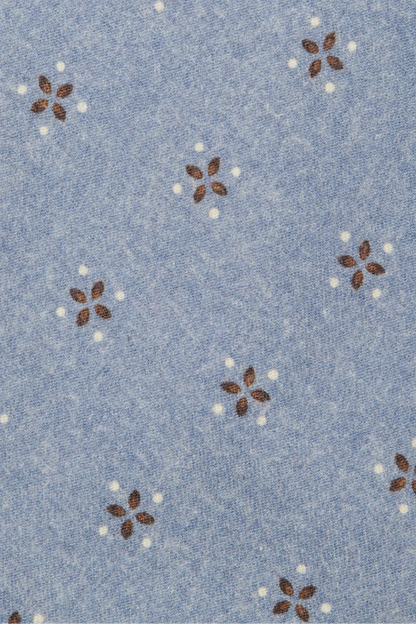 Light blue patterned tie - Made in Italy