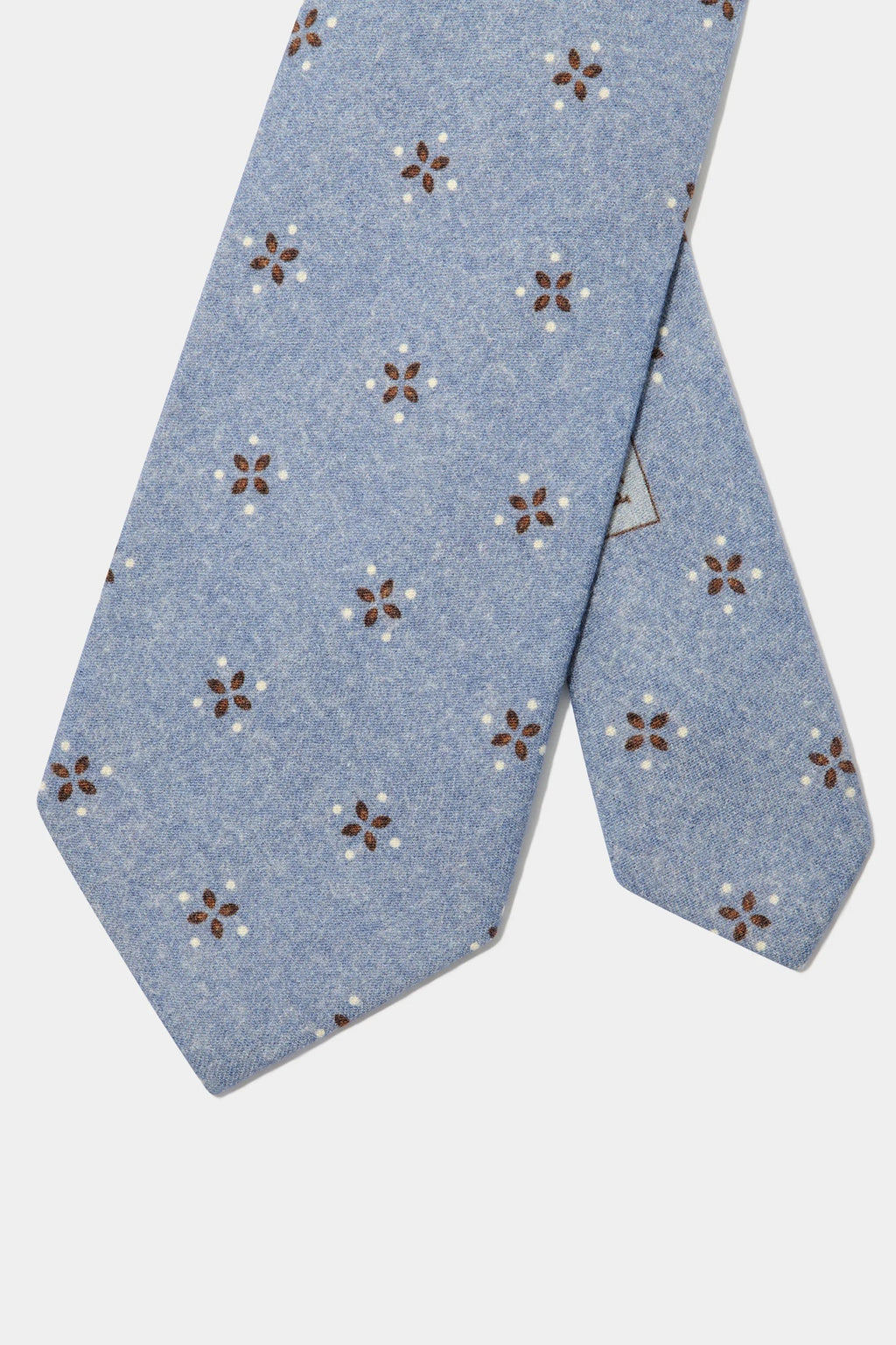 Light blue patterned tie - Made in Italy