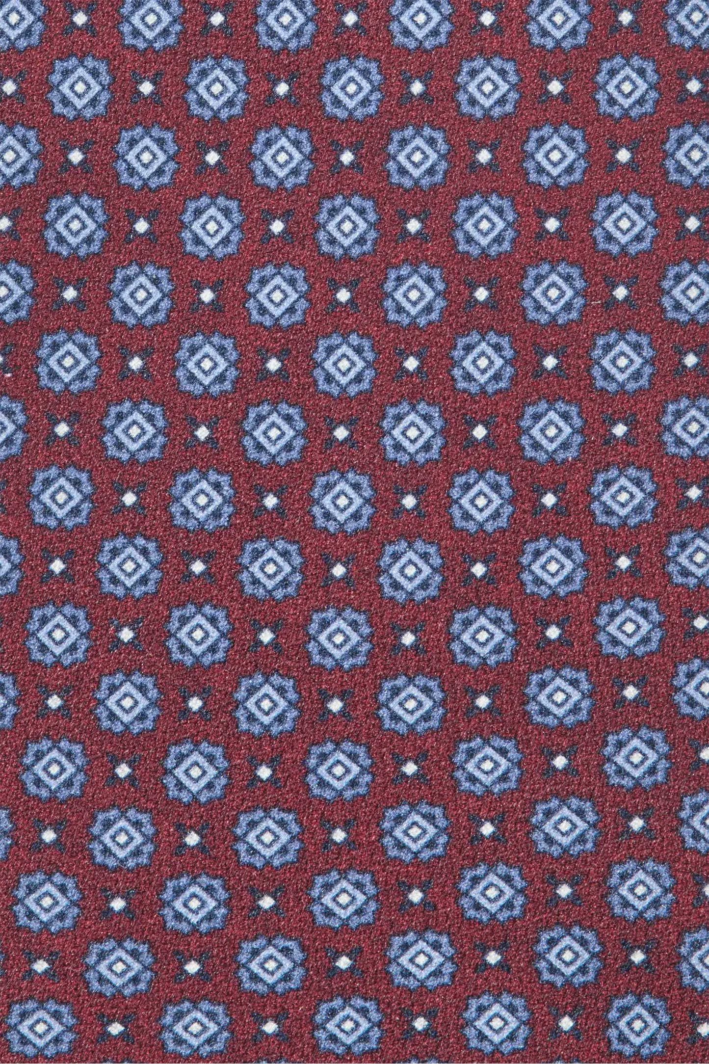 Bordeaux fancy silk tie - Made in Italy