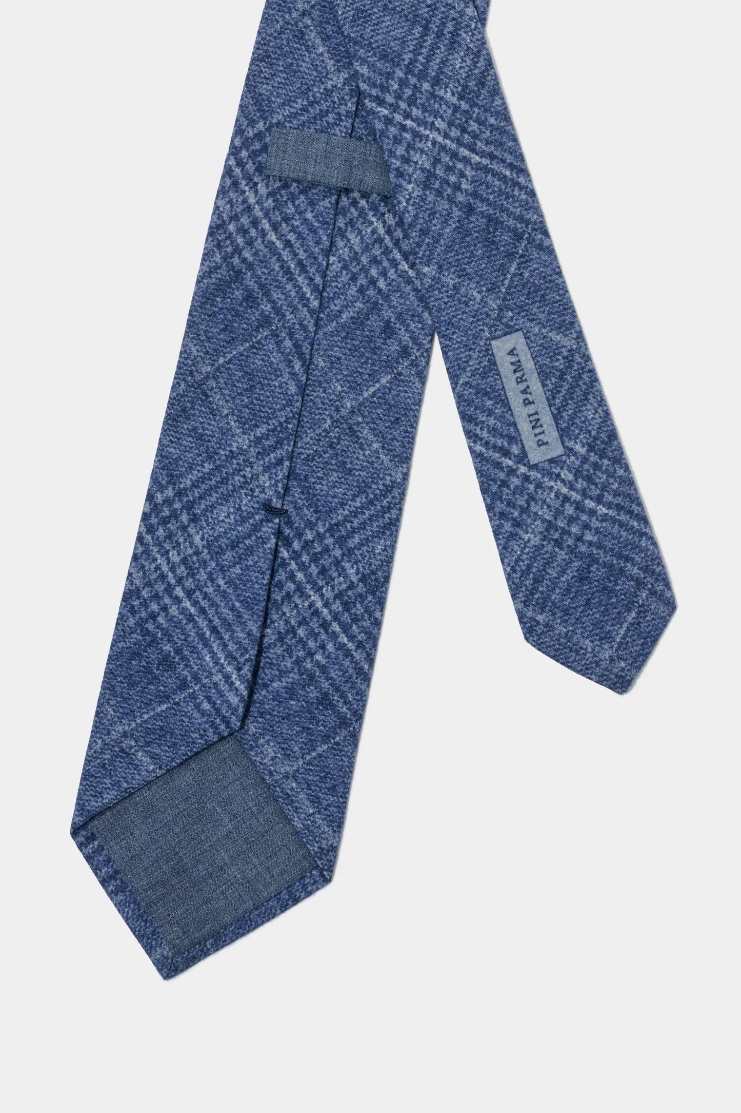 Blue Prince of Wales tie - Made In Italy
