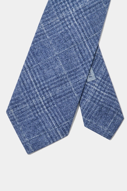 Blue Prince of Wales tie - Made In Italy