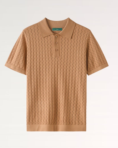 Mulberry Silk Cashmere Knitted Polo