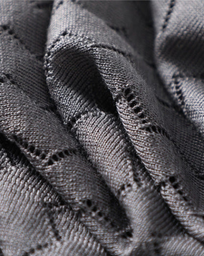 Mulberry Silk Cashmere Knitted Polo