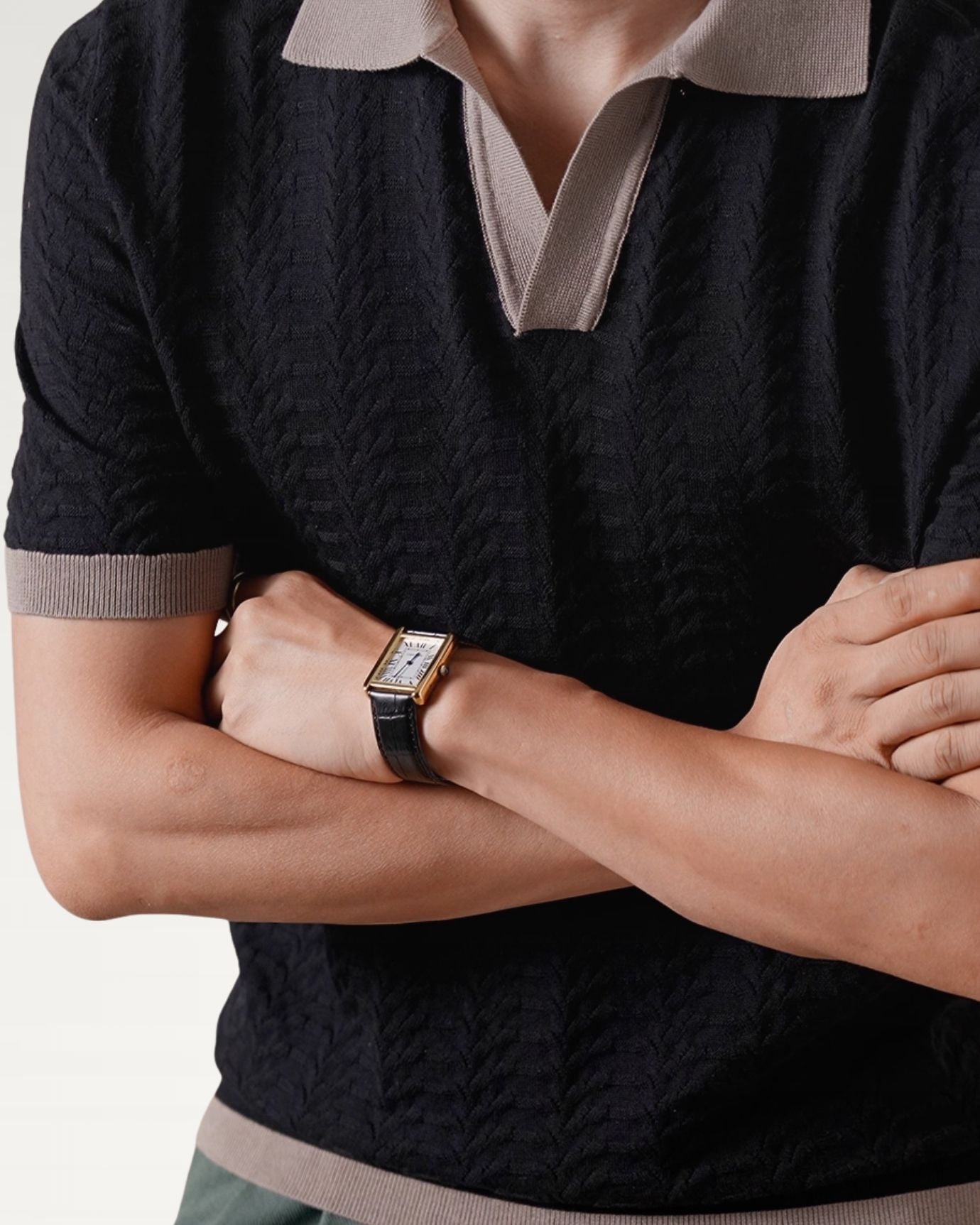 Fine Cotton Italian Jacquard Polo