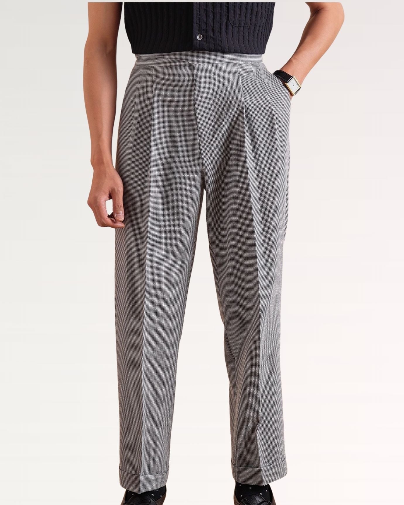 Italian Business Casual Trousers Breathable