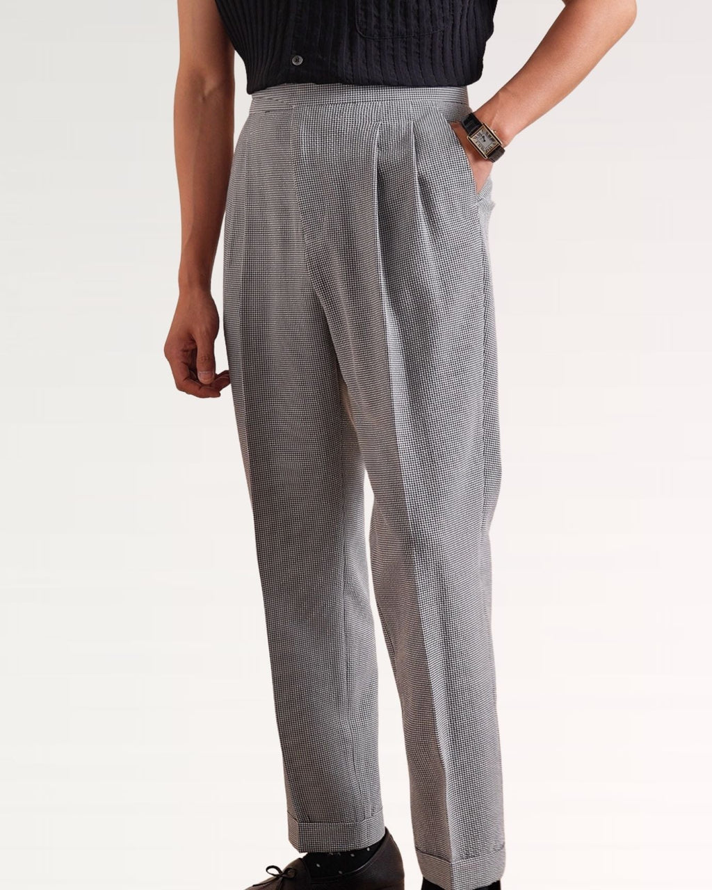 Italian Business Casual Trousers Breathable