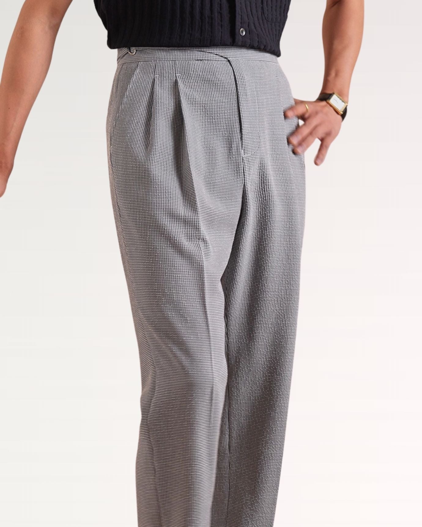 Italian Business Casual Trousers Breathable