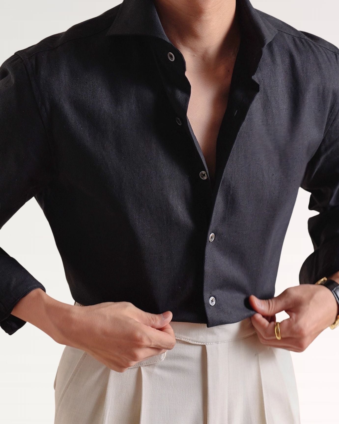 Italian Cotton Linen Shirt