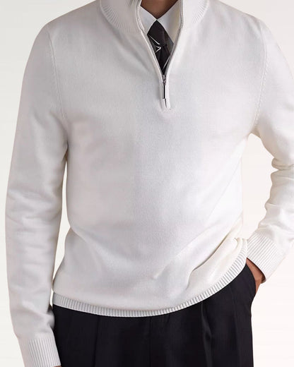 Business Casual Sweater Zipper