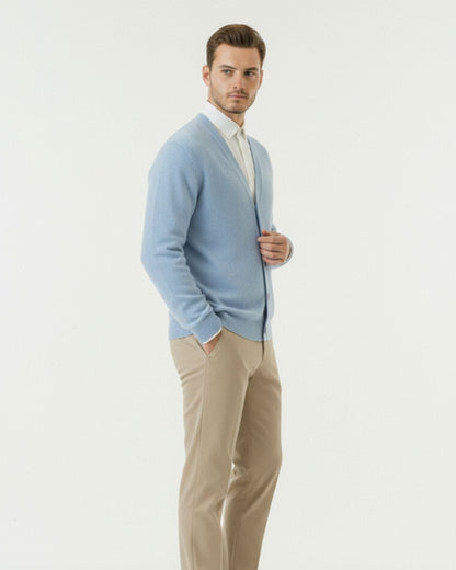 Old Money Wool Cardigan Sweater