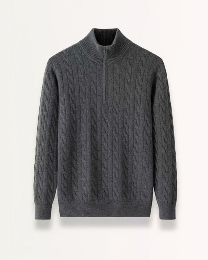 Portofino Sweater 100% Cashmere Zipper