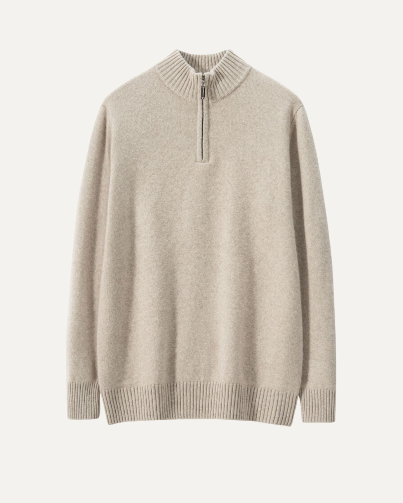 Madrid Cashmere Zip Sweater