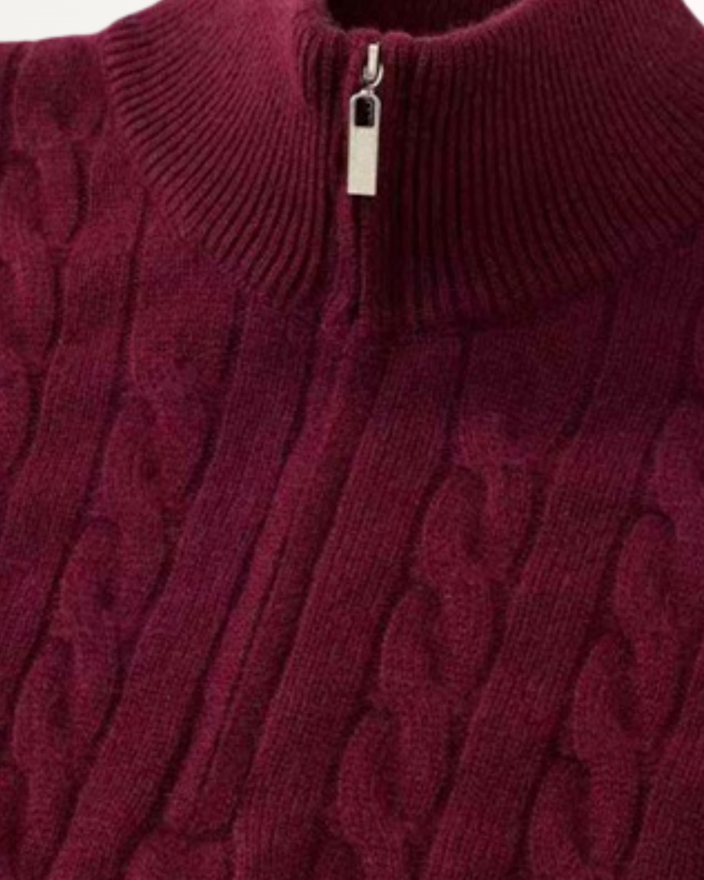 Portofino Sweater 100% Cashmere Zipper