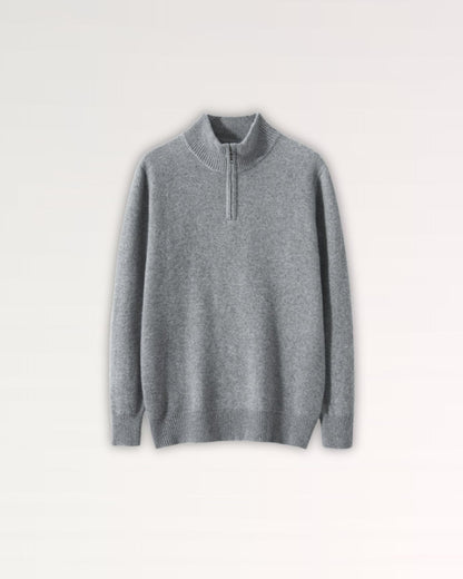 Madrid Cashmere Zip Sweater