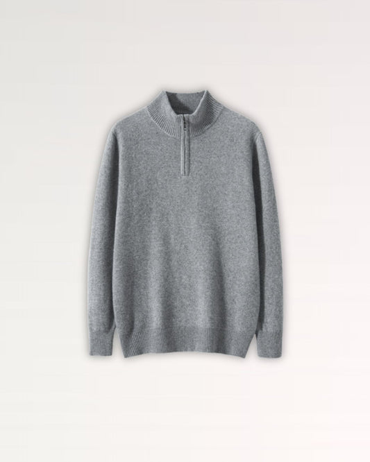 Madrid Cashmere Zip Sweater