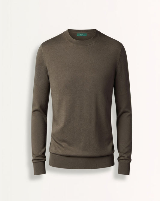 Mulberry Silk Wool Sweater Shirt