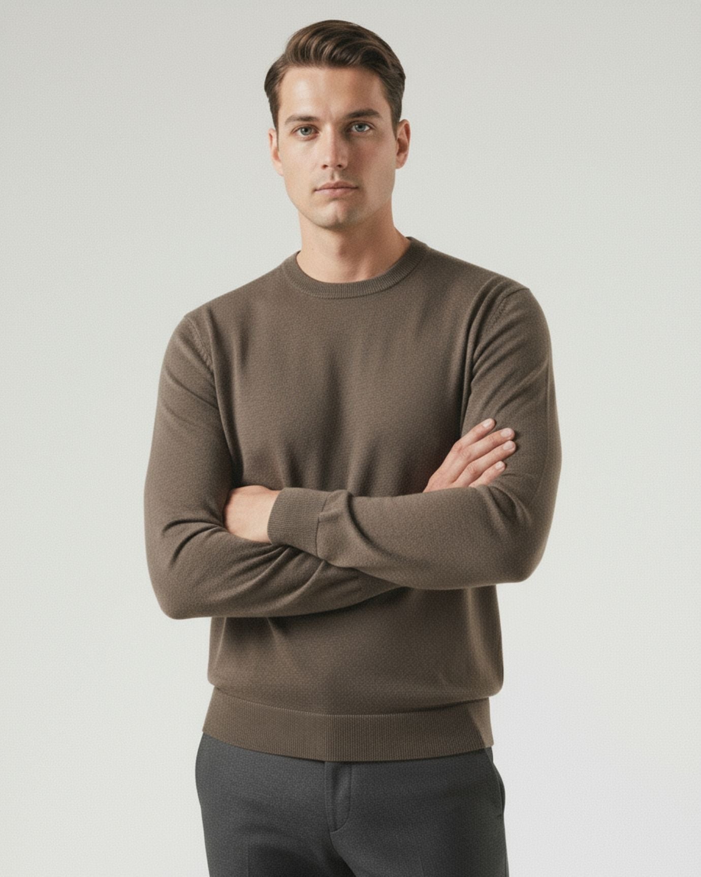 Mulberry Silk Wool Sweater Shirt