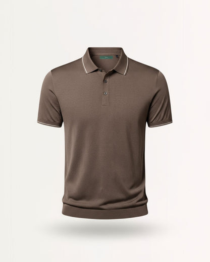 Mulberry Silk Knitted short-sleeved Polo
