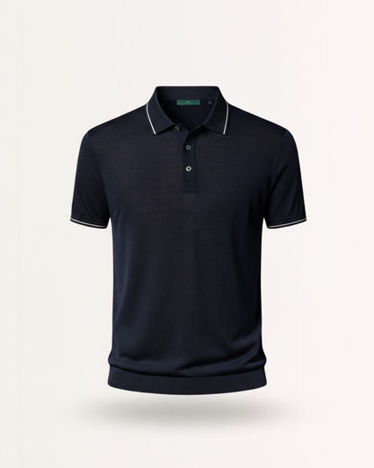 Mulberry Silk Knitted short-sleeved Polo