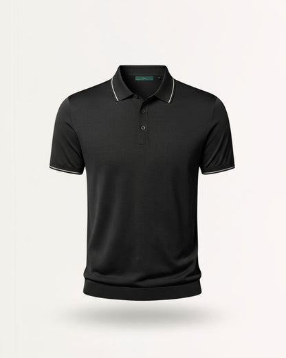 Mulberry Silk Knitted short-sleeved Polo