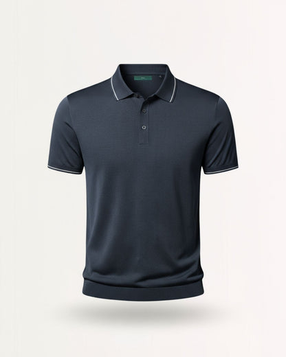 Mulberry Silk Knitted short-sleeved Polo
