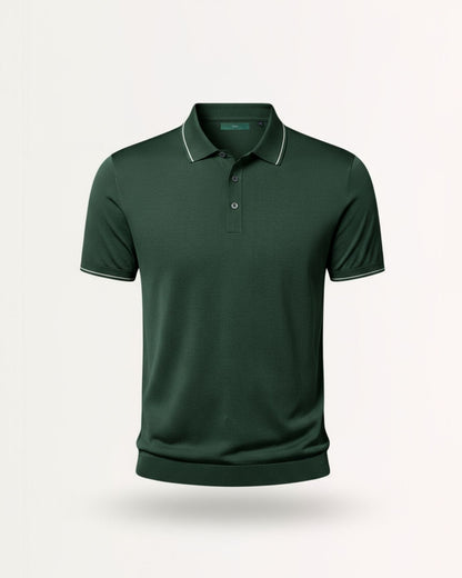 Mulberry Silk Knitted short-sleeved Polo