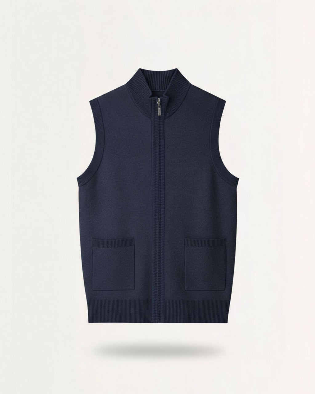 Wool Vest Zipper