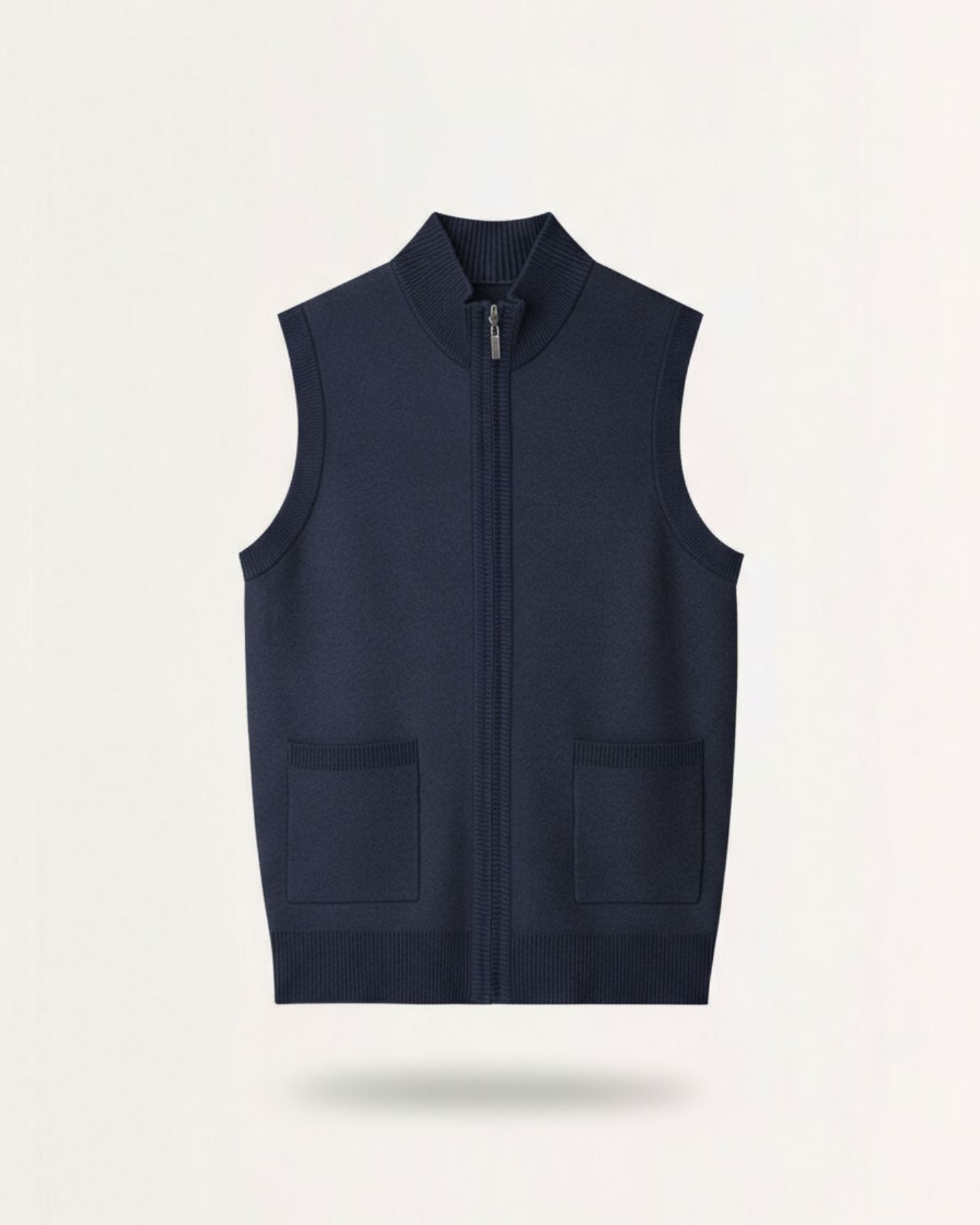 Wool Vest Zipper
