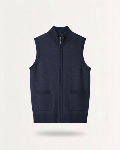 Wool Vest Zipper