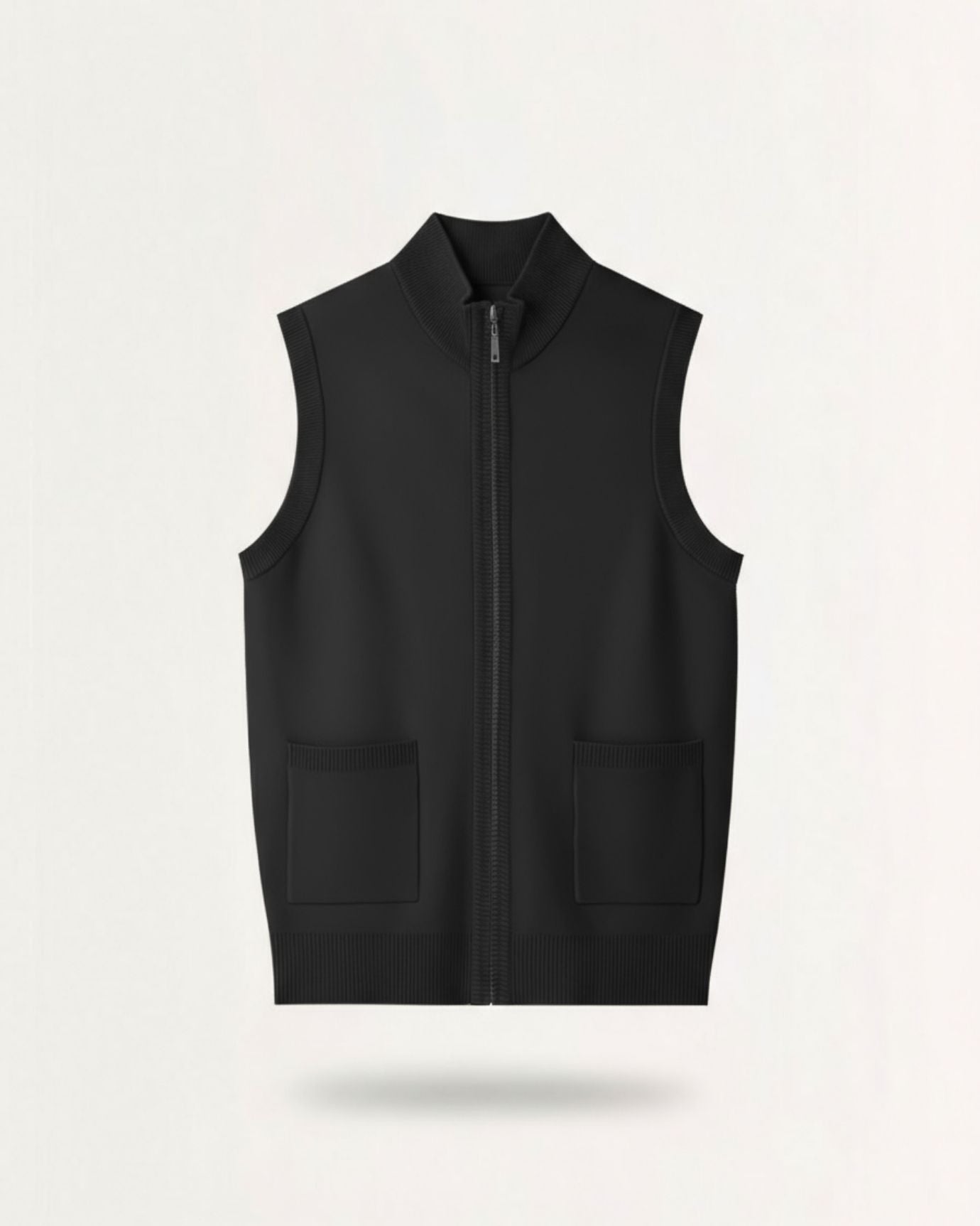 Wool Vest Zipper