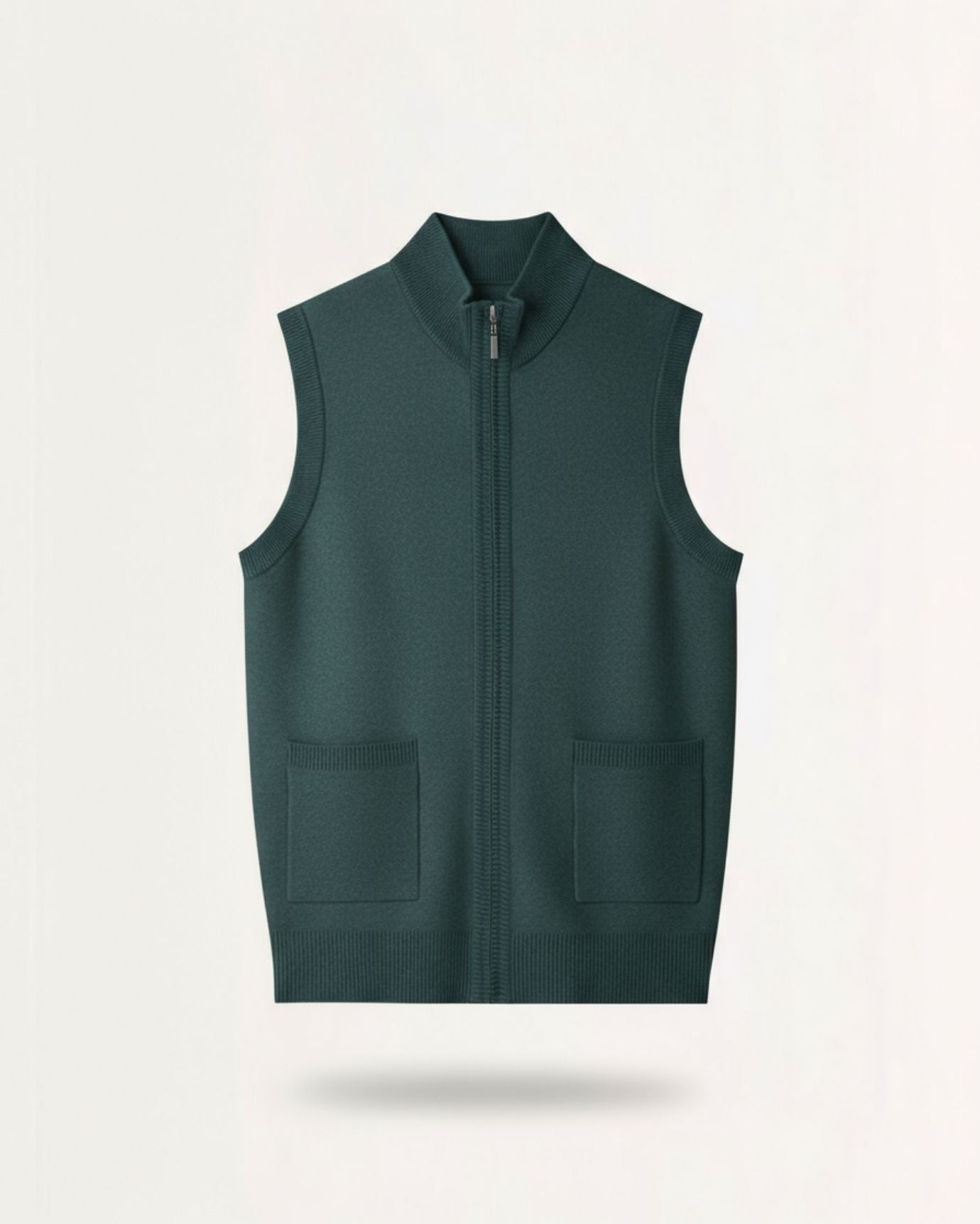 Wool Vest Zipper